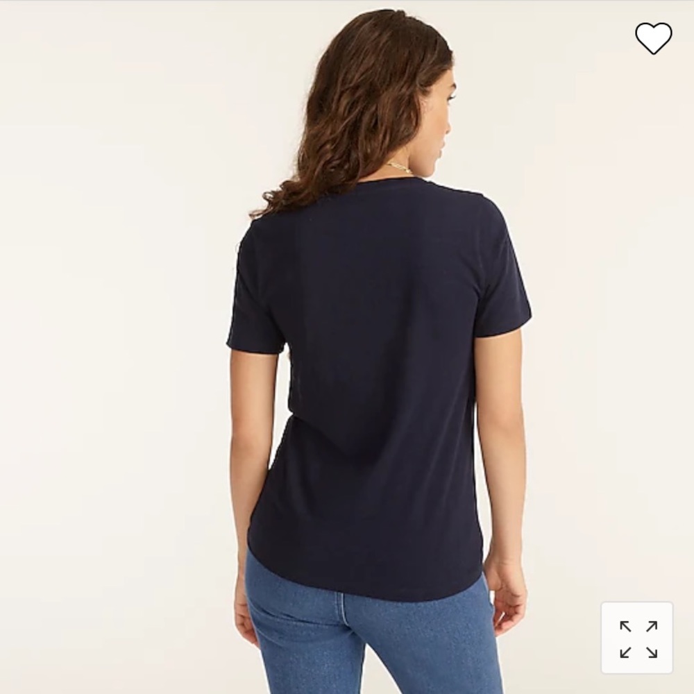 J. Crew Flower Love Crewneck T-Shirt - Picture 2 of 8